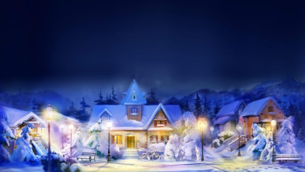 Download Free Beautiful Snow in Winter Image
