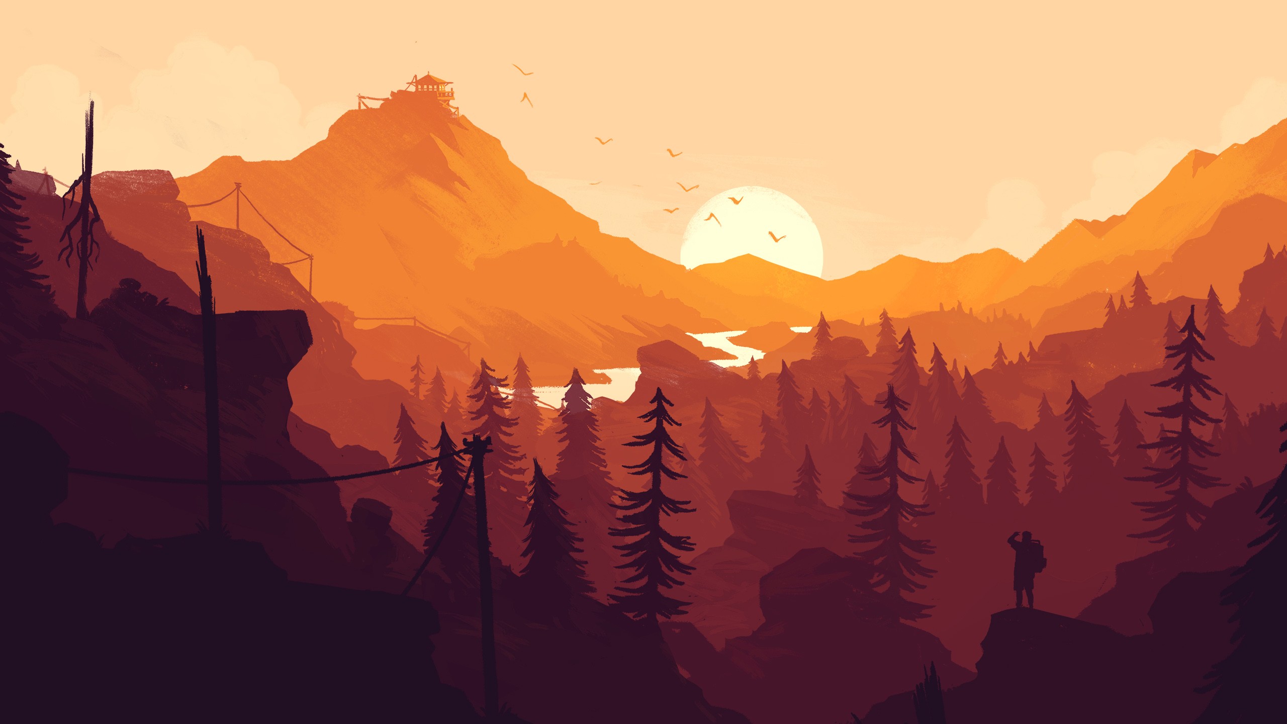 Firewatch 4K wallpapers for your desktop or mobile screen free and easy to  download