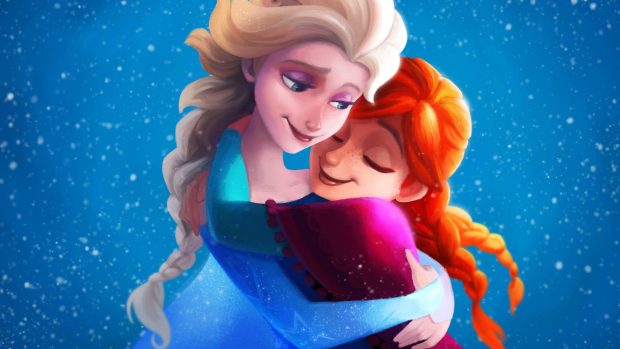 Elsa Frozen Art Backgrounds