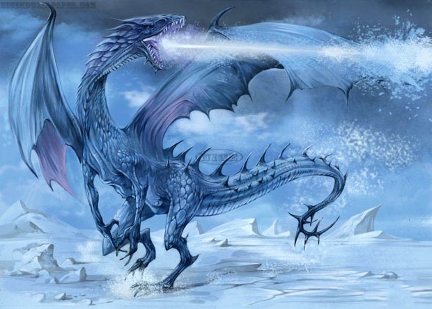 Fantasy ice dragons wallpaper cool hd.