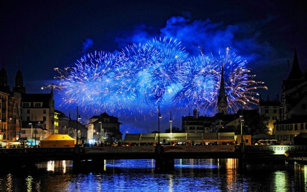 Firework New Year Celebration Image.