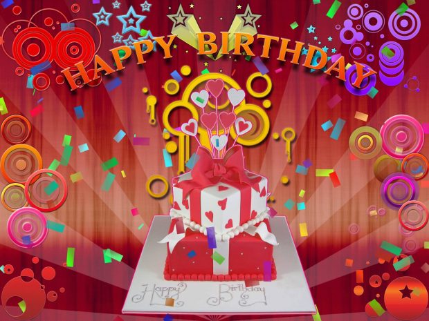 Free download Red Happy Birthday Images 1.