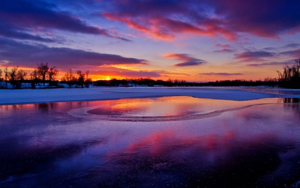 Free download Sunset Winter Backgrounds 2