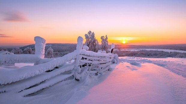 Free download Sunset Winter Backgrounds  4