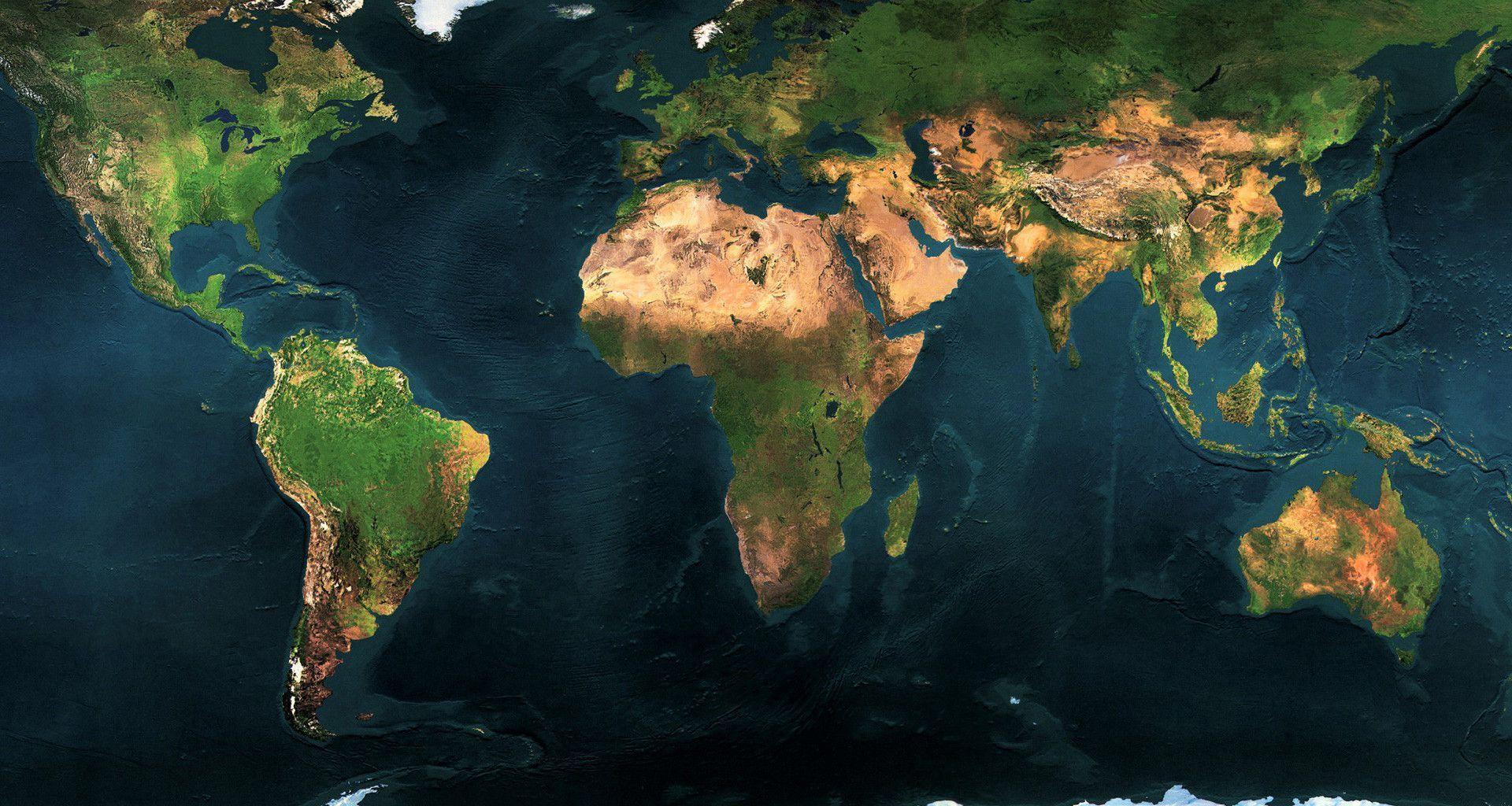 World Map Wallpaper HD | PixelsTalk.Net