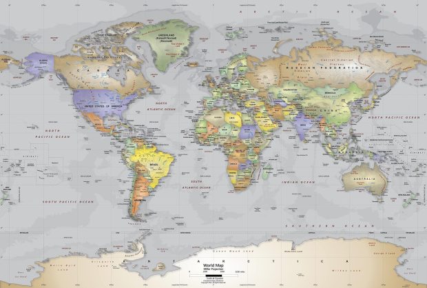 Free download World Map HD Wallpaper 4