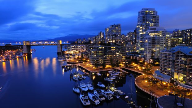 Free vancouver bridge water wallpaper hd.