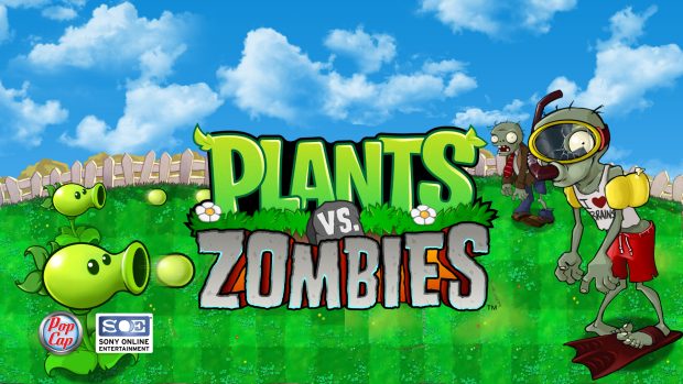 Game plants vs zombie wallpaper widescreen.