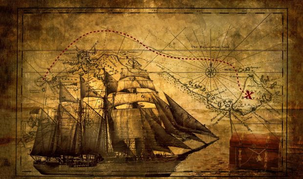 Ghost pirate ship wallpaper desktop For Desktop.