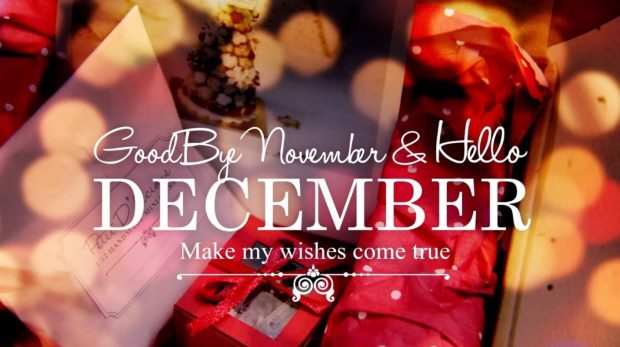 Goodbye November Hello December Wallpaper hd.