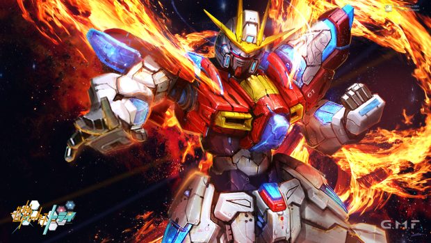 Gundam Robot Fire Wallpapers.