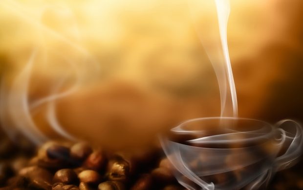 HD free coffee wallpaper.