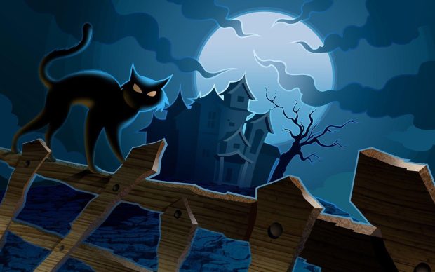 Halloween Cat Desktop Backgrounds 3