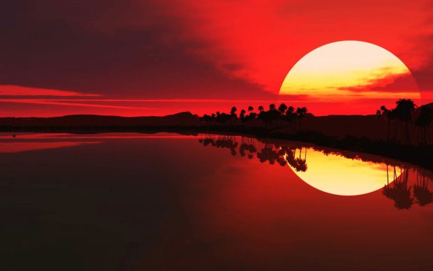 Hd wallpaper of nature sunset sunset hd download.