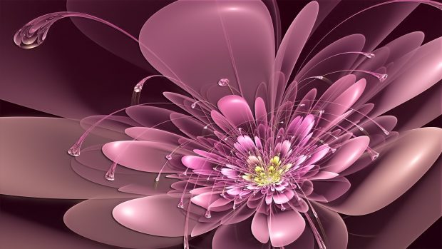 High Resolution Cool Abstract Flower Wallpaper