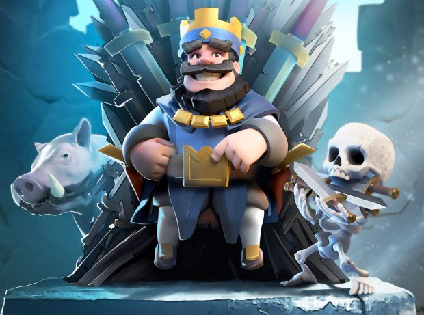 Images clash royale blue king hd qhd.