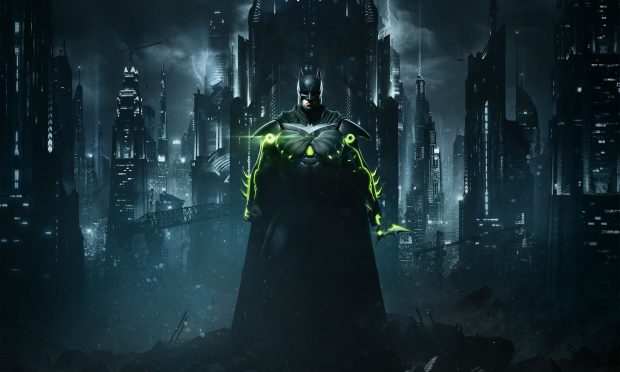 Injustice 2 Batman City Tower Buidings Wallpapers.