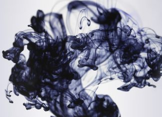 Ink in water photos.