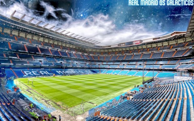 Inside Real Madrid Santiago Bernabeu stadium Images 1.