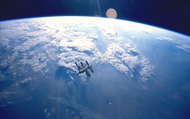 International Space Station Backgrounds.