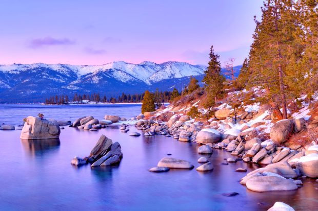 Lake tahoe winter wallpaper hd.