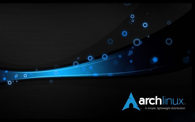 Linux archlinux os blue black logo 3840x2400.