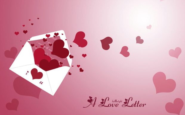 Love Envelope Background Girly.