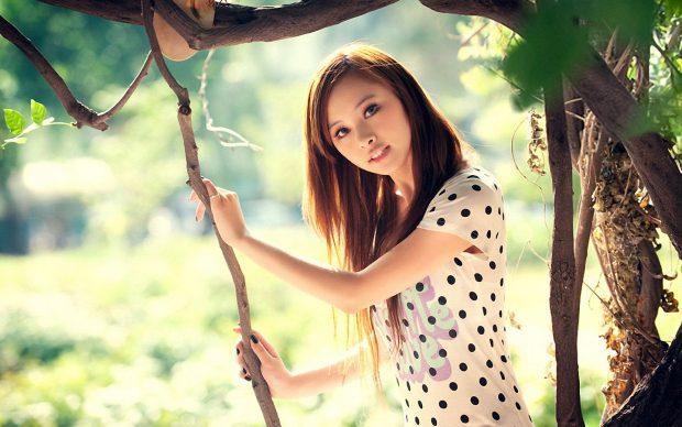 Lovely Cute Girl HD Wallpaper for desktop 2