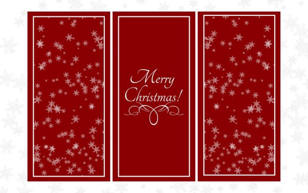 Merry Christmas Card Wallpaper.