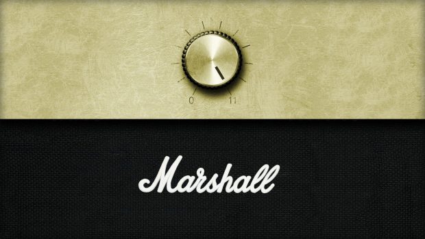 Minimalistic music sound marshall amplifiers volume wallpaper 1920x1080.