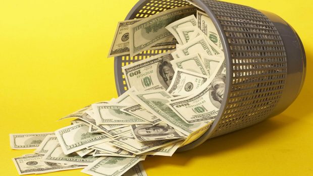 Money bucket yellow debris wallpapers 1920x1080.