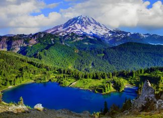 Mount Rainier National Park Washington United States Wallpaper HD 1920x1200.