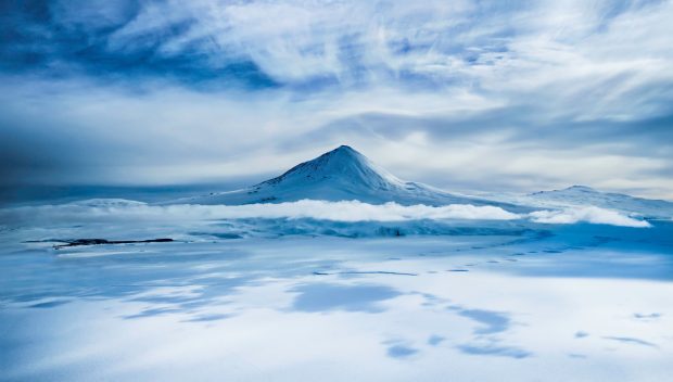 Mountain Mount Erebus Antarctica Wallpaper.