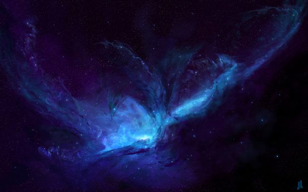 Nebula 2560x1600 dark space blue space deep hd.