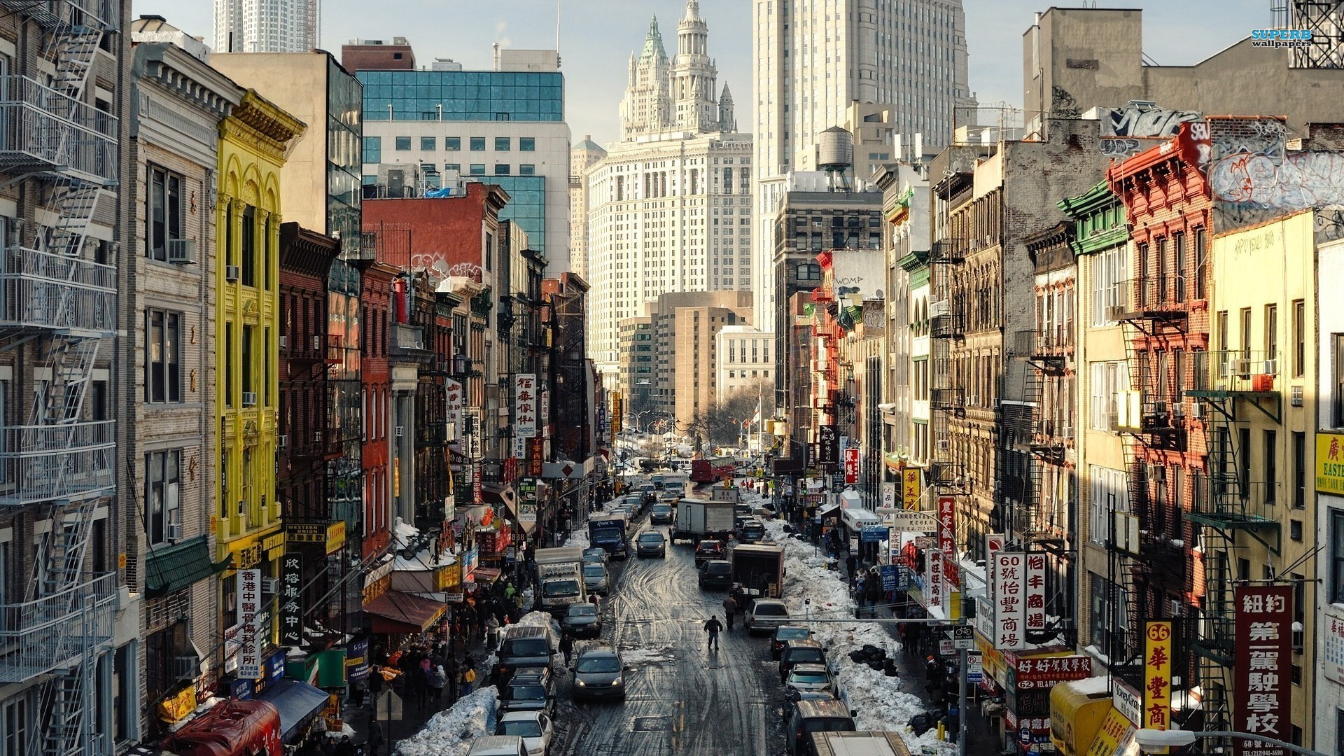 New York City Street HD Wallpaper | PixelsTalk.Net