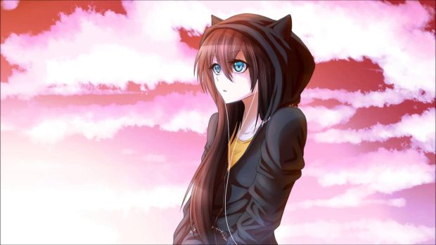 Nightcore Forgiven Anime Girl Ears Art 1920x1080.