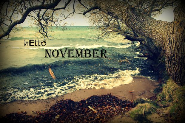 November Background Hello.