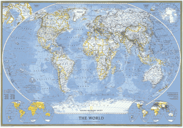 Old World Map Wallpaper 2