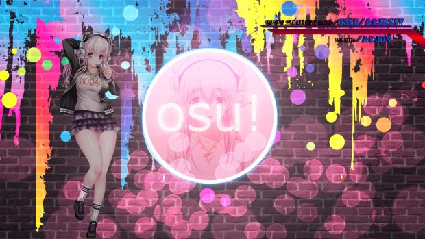 Osu Girl Wall  Backgrounds.