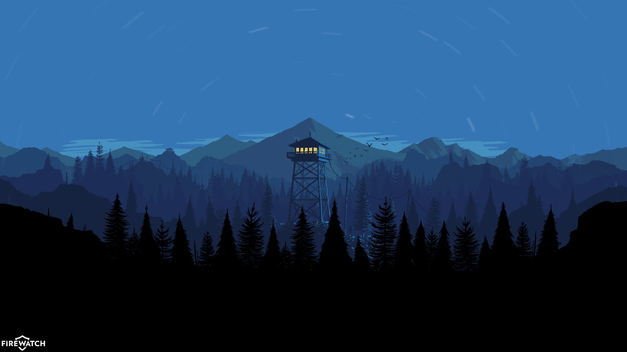 Wallpaper engine обои firewatch