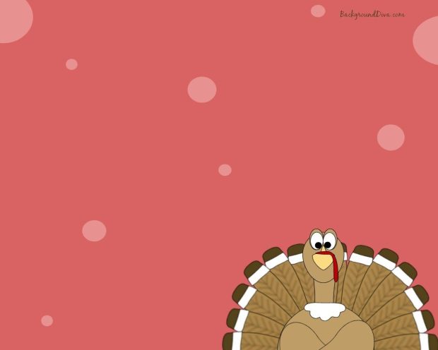Pink Turkey Chicken Thanksgiving Day.