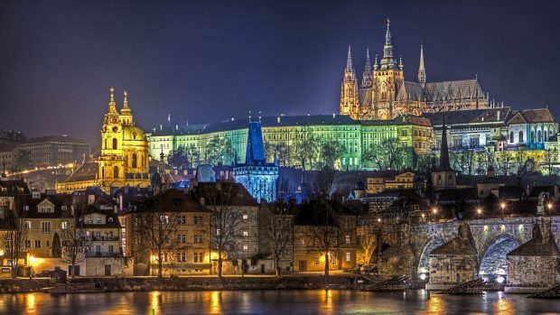 Prague buildings river panorama party photos 1920x1080.