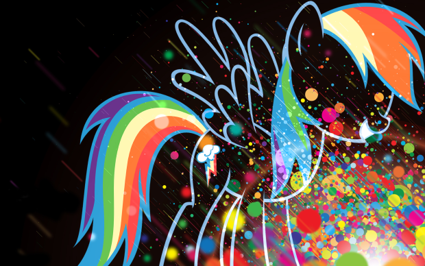 Rainbow dash wallpaper desktop.
