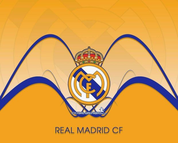 Real Madrid CF Logo Wallpaper.