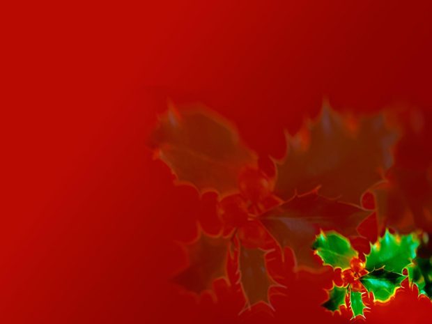 Red Merry Christmas HD Wallpaper 1.