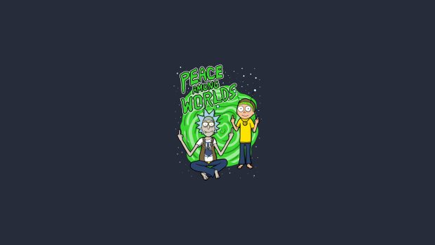 Rick and Morty series peace among worlds wallpaper.