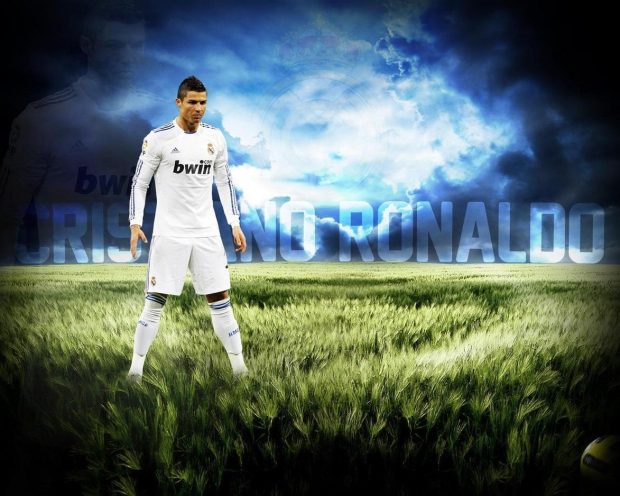 Ronaldo background real madrid 2018.