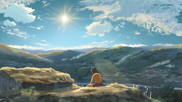 Sceen download Free Anime Landscape.