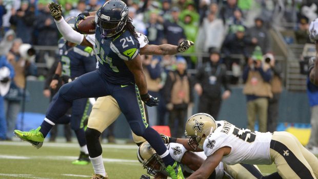 NFL: Divisional Round-New Orleans Saints at Seattle Seahawks.