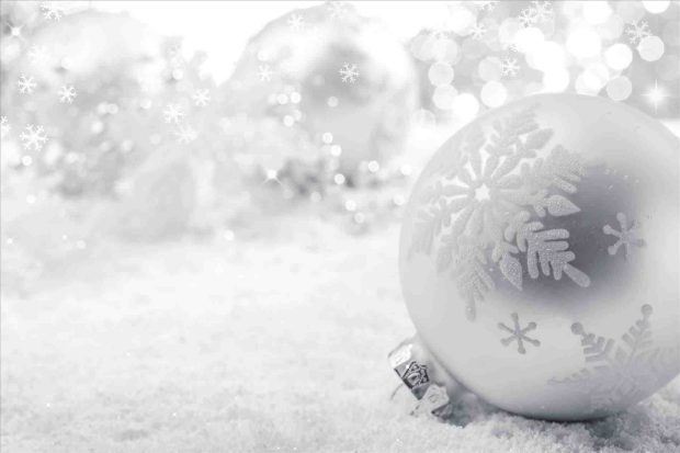 Silver Christmas Beautiful Backgrounds.